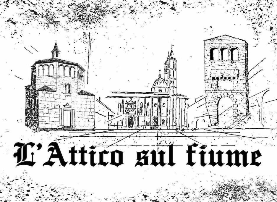 אסקולי פיצ'נו L'Attico Sul Fiume Center Home מראה חיצוני תמונה